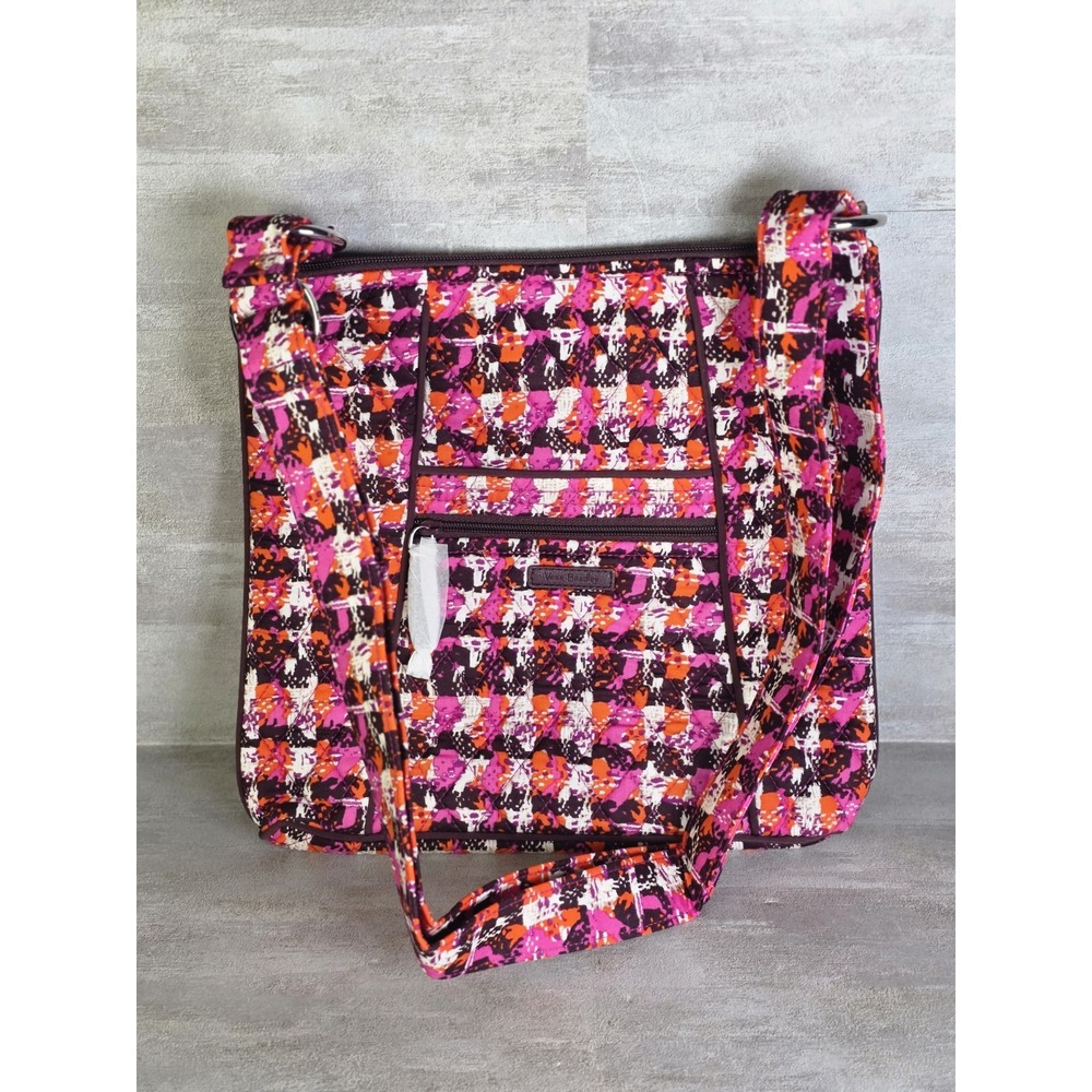 Vera Bradley Hipster Crossbody Purse Houndstooth Tweed Travel NWT